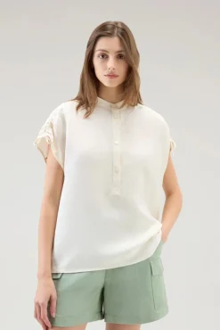 New Blusa in Misto Lino / Donna Camicie