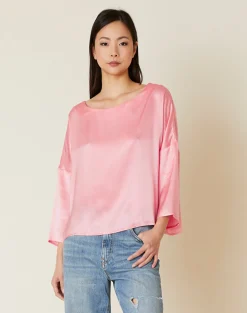 Best Blusa in Seta / Donna Bluse