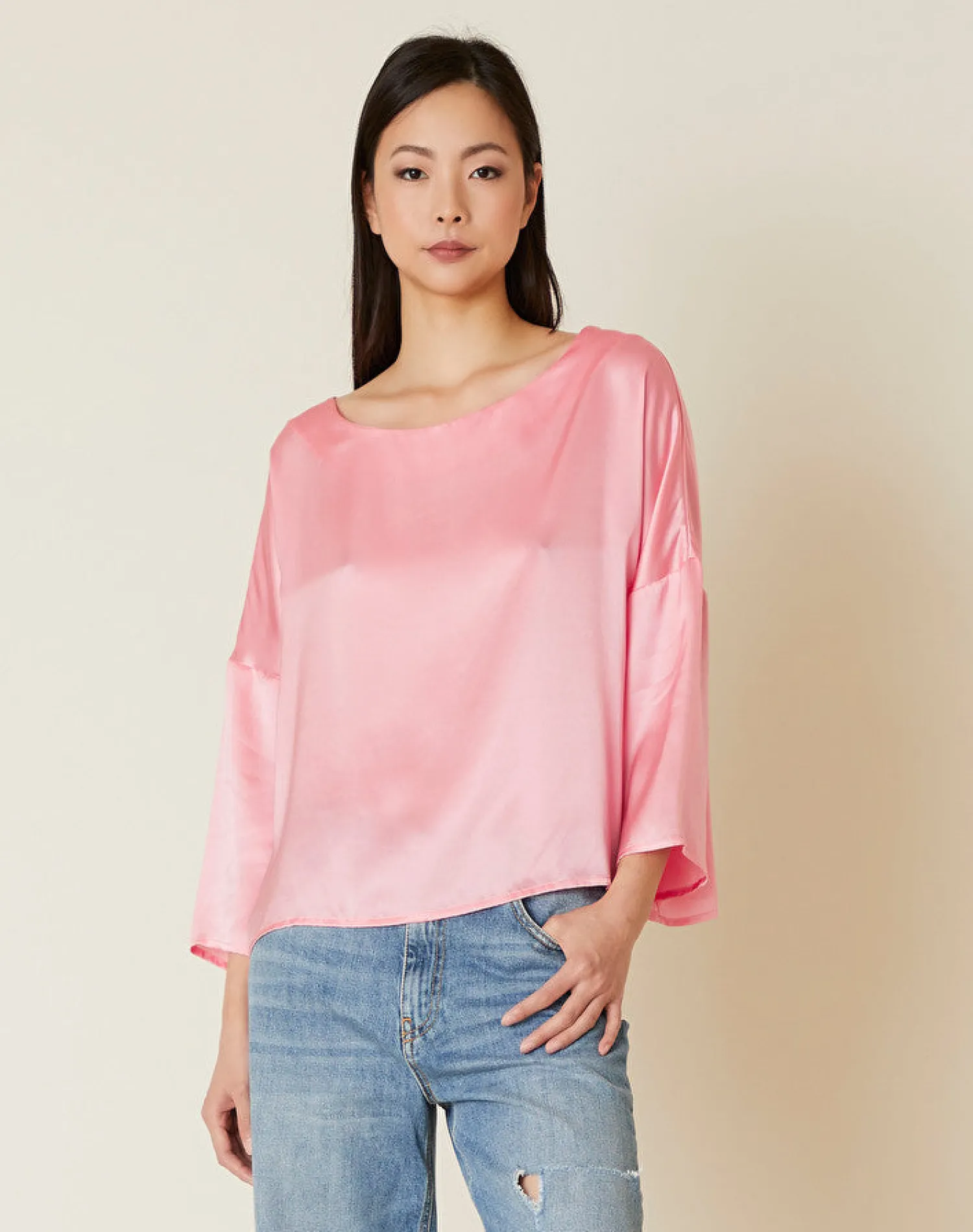 Best Blusa in Seta / Donna Bluse