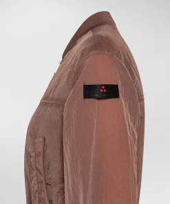 Discount Bomber Corto con Logo / Donna Giubbini