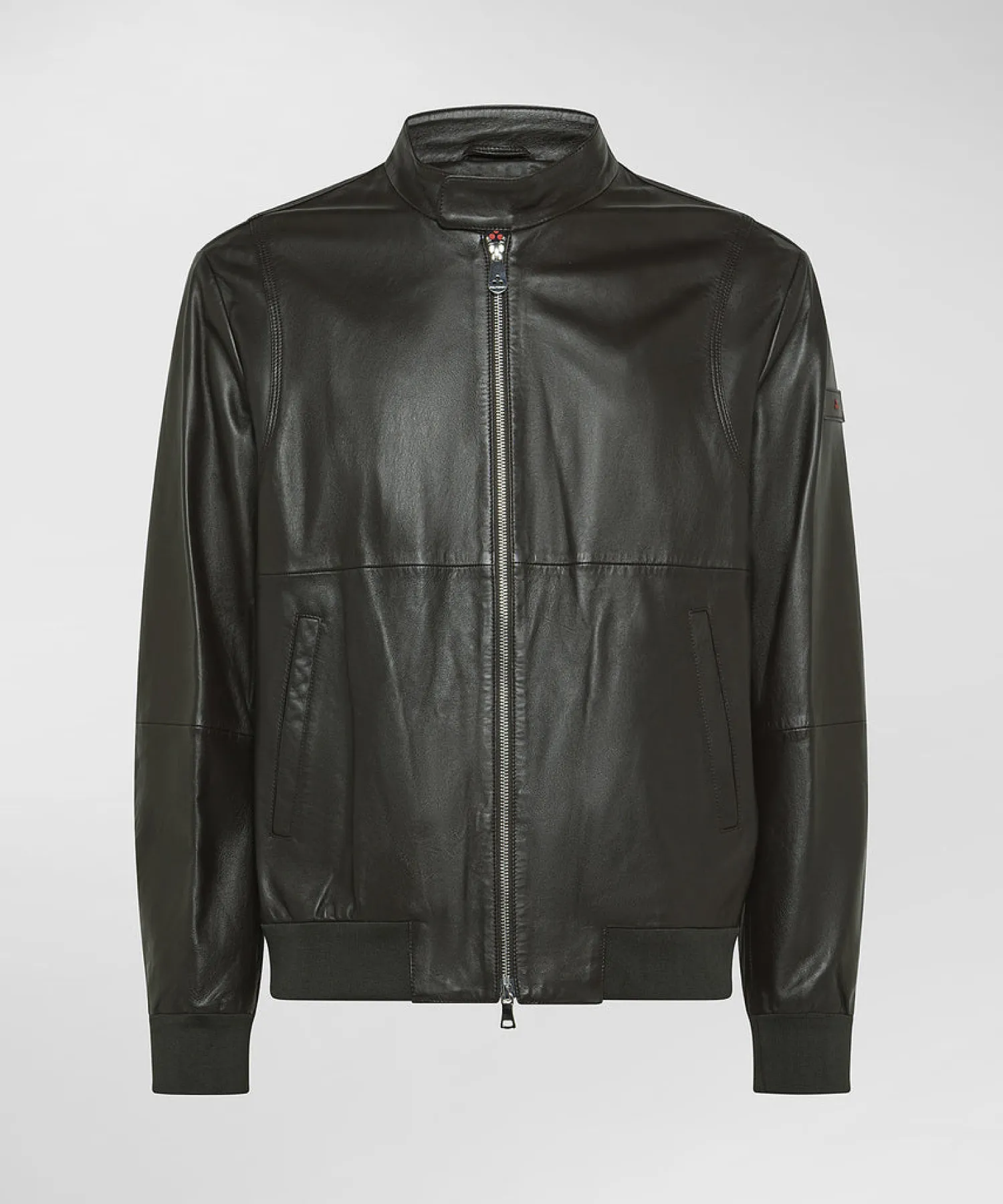 Discount Bomber in Nappa Tureia Le / Marrone Uomo Giubbotti