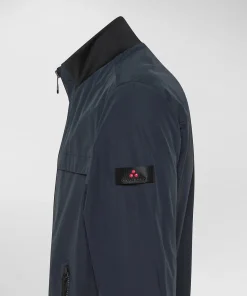 Online Bomber in Nylon / Blu Uomo Giubbotti
