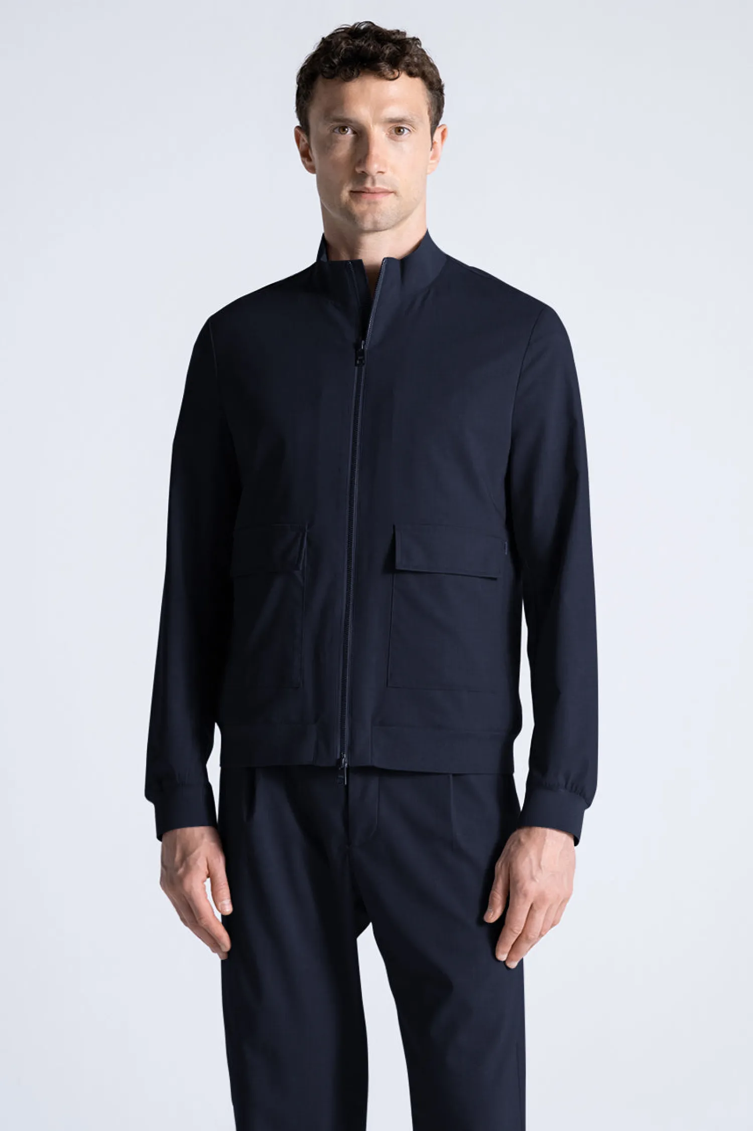 Online Bomber in Tessuto Ultraleggero / Uomo Giubbotti