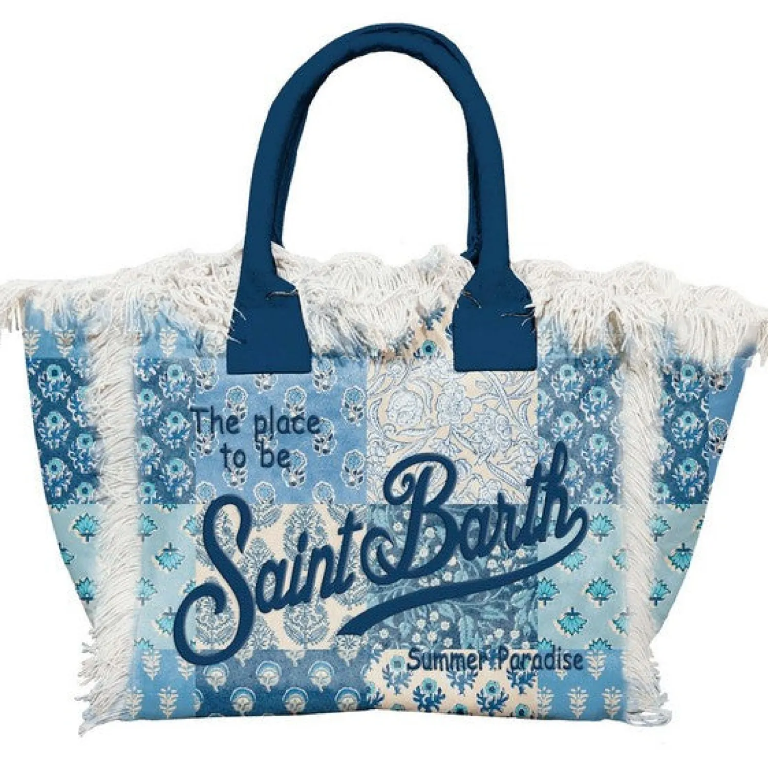 Best Borsa a Mano Colette in Tela di Cotone / Donna Borse A Spalla