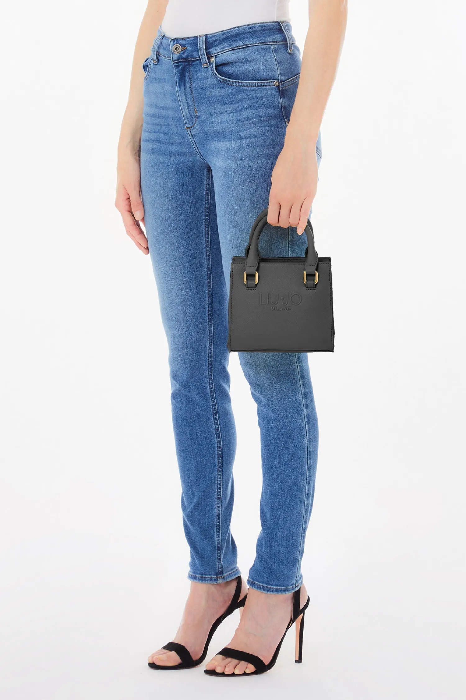 Clearance Borsa a Mano Piccola con Logo / Donna Borse A Tracolla