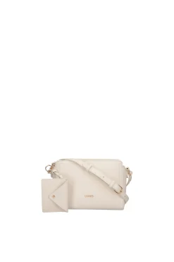 Discount Borsa a Tracolla con Logo / Beige Donna Borse A Tracolla