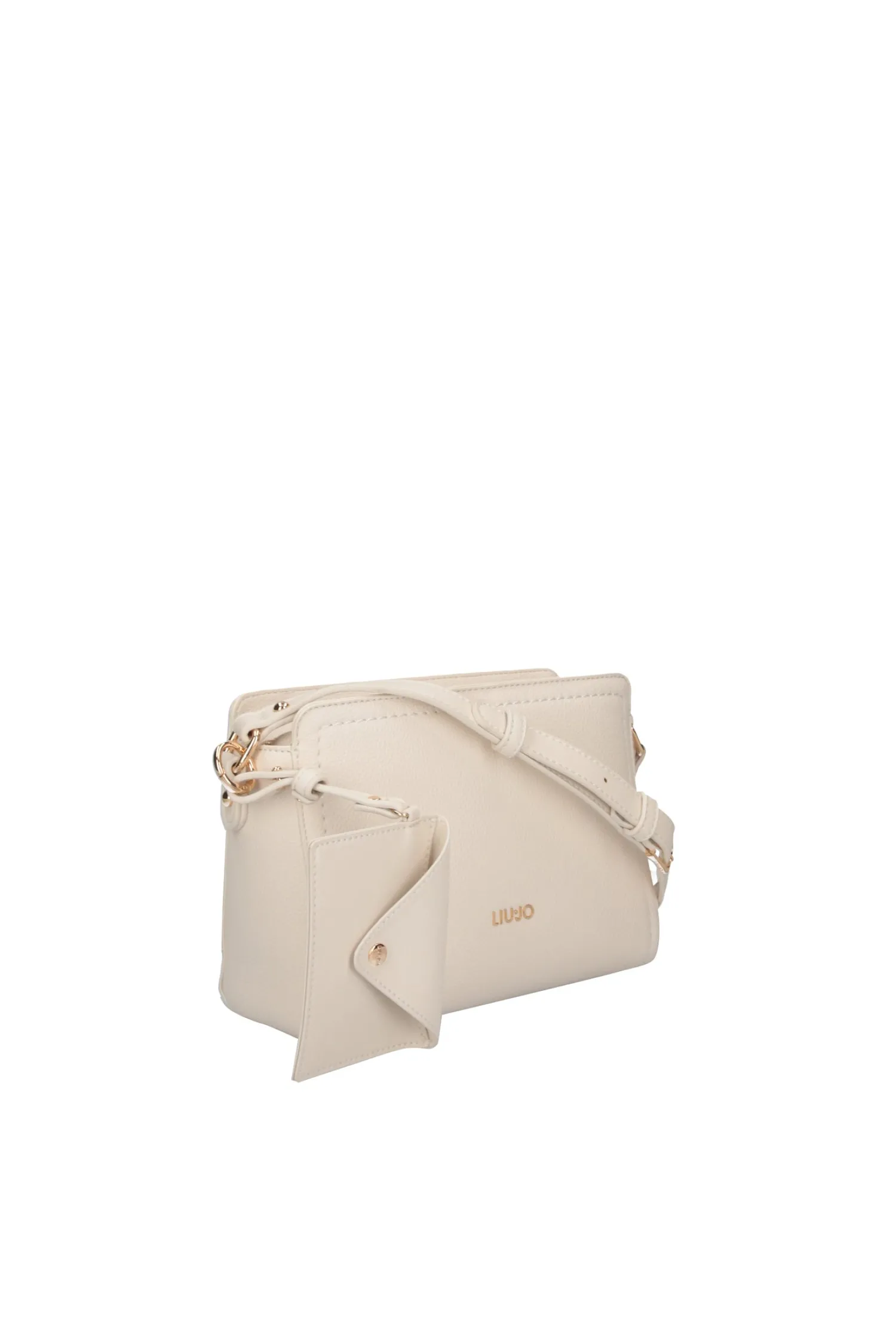 Discount Borsa a Tracolla con Logo / Beige Donna Borse A Tracolla
