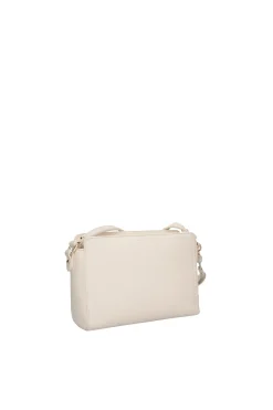 Discount Borsa a Tracolla con Logo / Beige Donna Borse A Tracolla