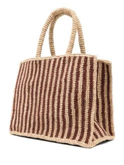 Online Borsa Colette in Rafia con Logo / Donna Borse A Tracolla