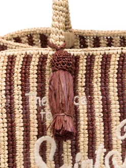 Online Borsa Colette in Rafia con Logo / Donna Borse A Tracolla
