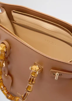 New Borsa con Manici Effetto Bamboo / Donna Borse A Tracolla