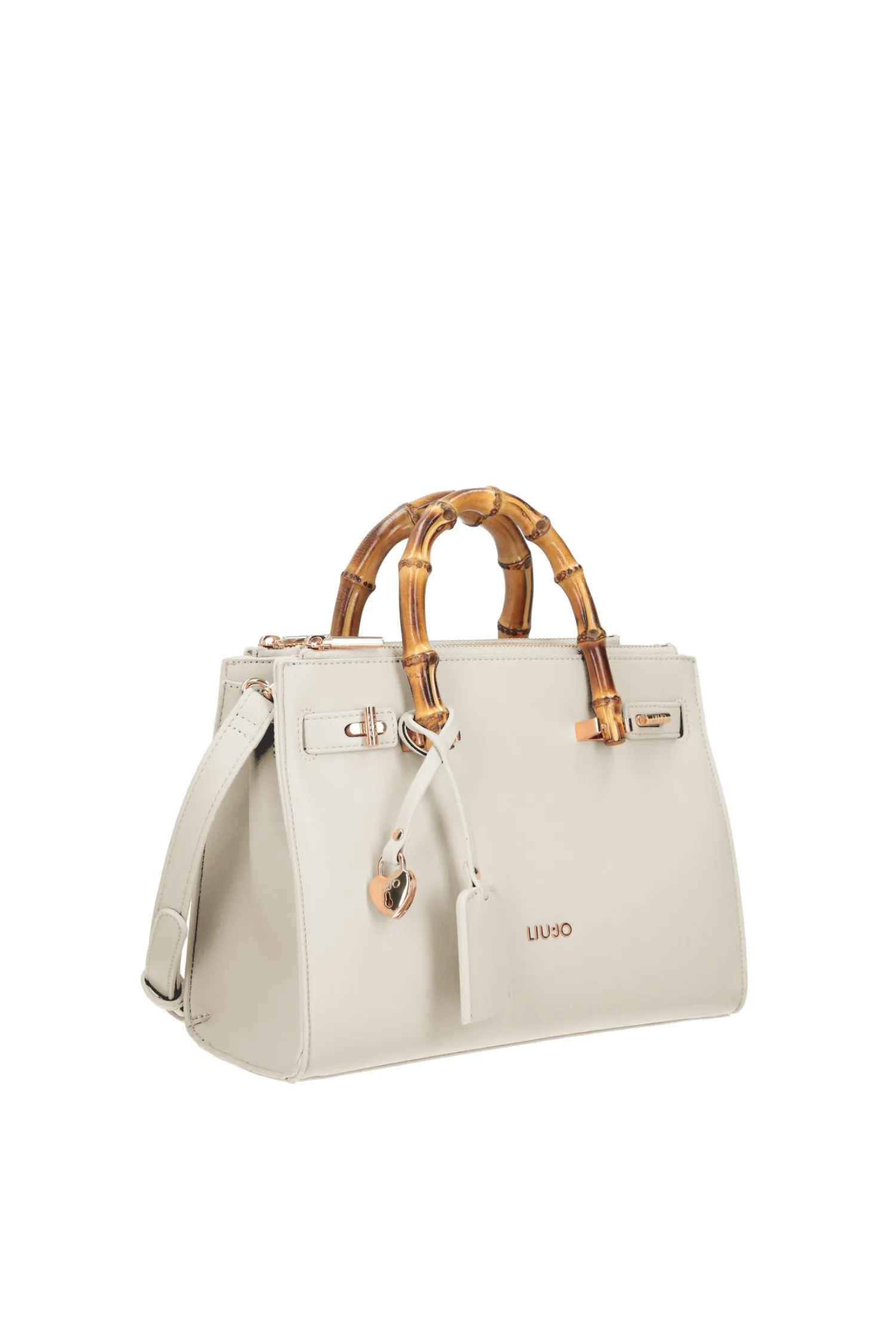 Online Borsa con Manici Effetto Bamboo / Donna Borse A Tracolla