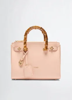 Clearance Borsa con Manici Effetto Bamboo / Donna Borse A Tracolla