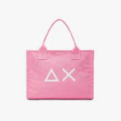 Clearance Borsa Grande in Canvas con Logo / Donna Borse A Spalla