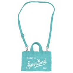 Outlet Borsa Micro Phone in Lino / Donna Pochette