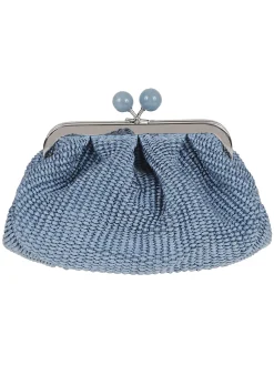 Sale Borsa Pasticcino Small Effetto Rafia / Donna Borse A Tracolla