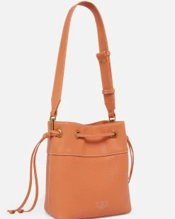 Clearance Borsa Piccola a Secchiello in Pelle con Tracolla / Donna Borse A Tracolla
