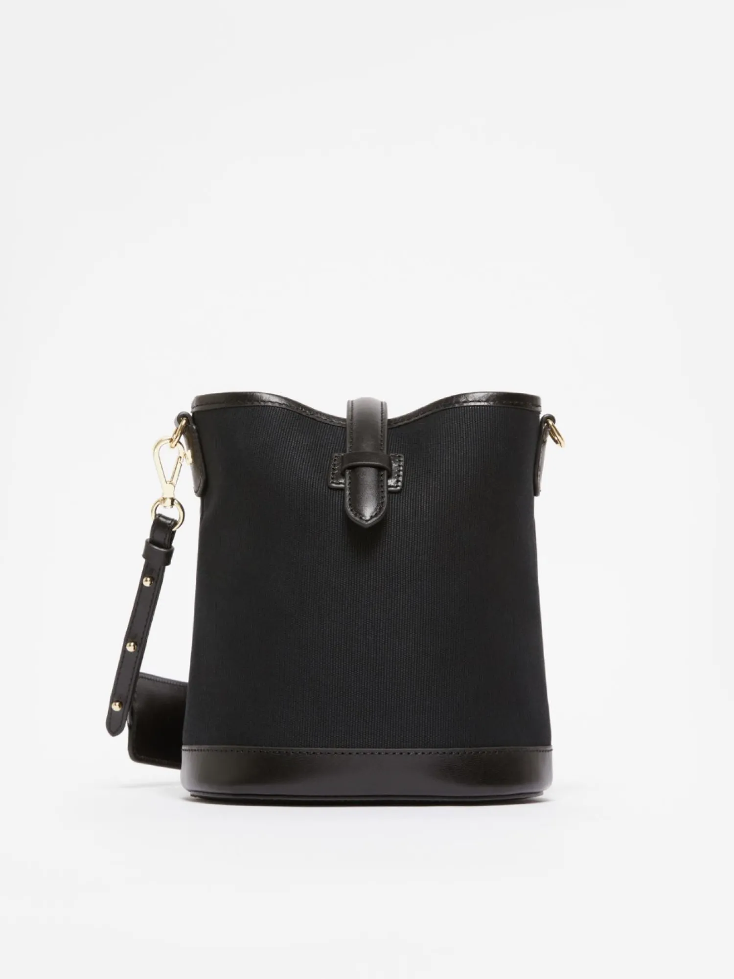 Clearance Borsa Secchiello in Canvas e Pelle / Donna Borse A Tracolla