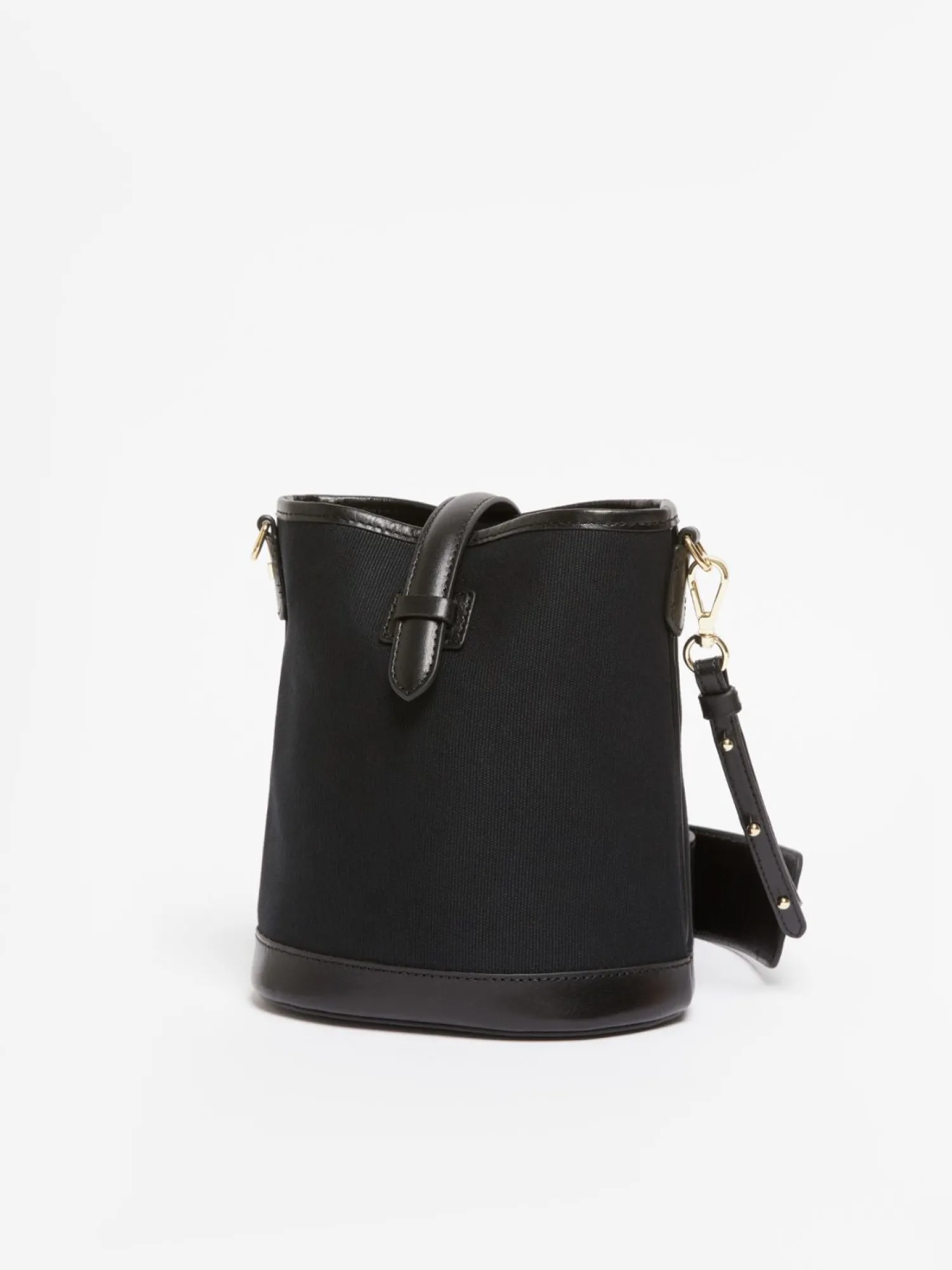 Clearance Borsa Secchiello in Canvas e Pelle / Donna Borse A Tracolla