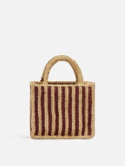 Sale Borsa Vanity Mini in Rafia / Donna Borse A Tracolla