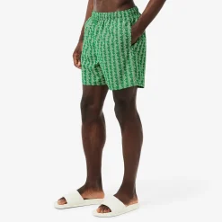 Clearance Boxer da Mare con Logo Monogramma / Uomo Costumi Da Bagno
