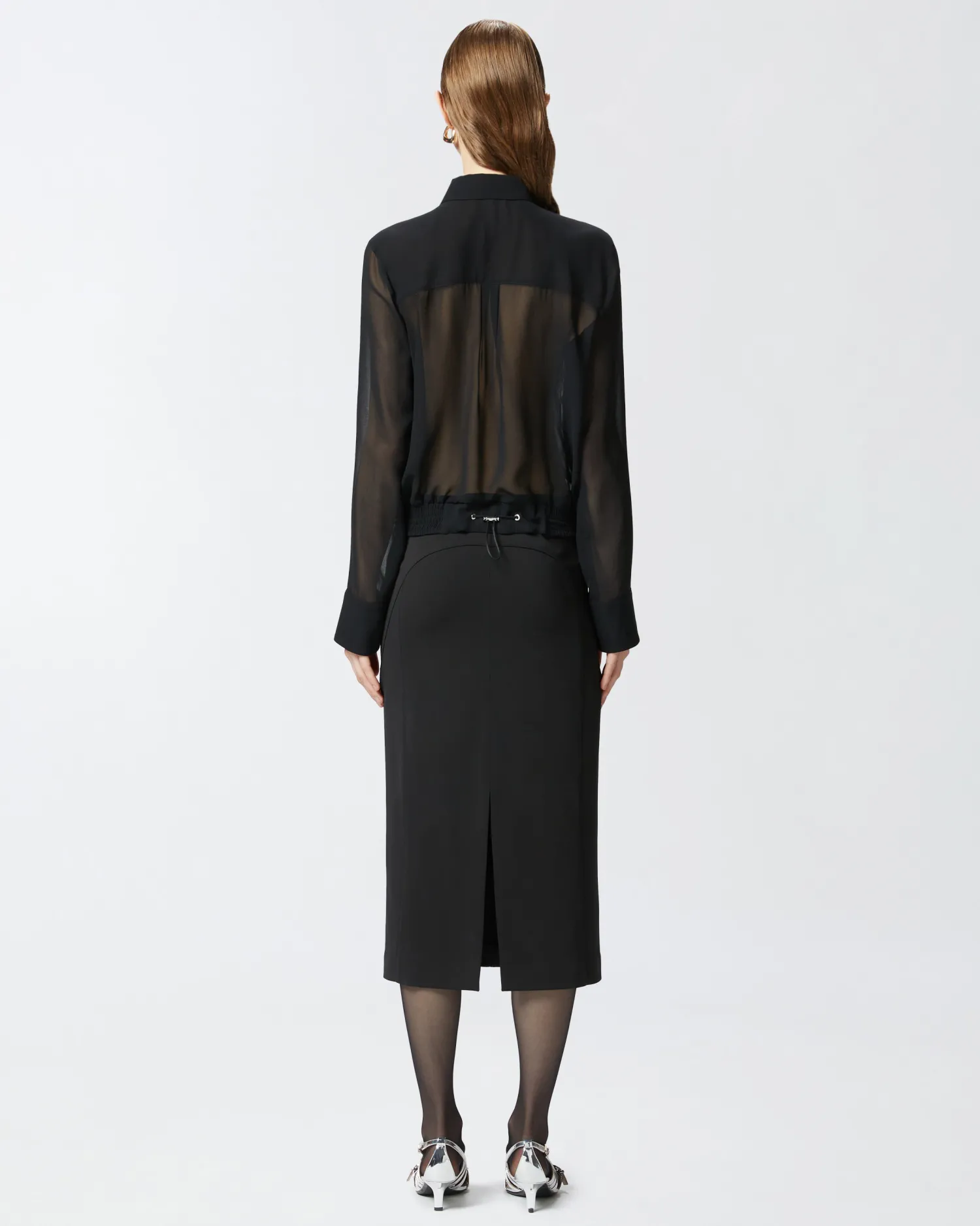 Clearance Camicetta Leggera in Georgette / Donna Camicie