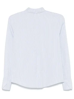 Clearance Camicia a Righe con Spacco sul Retro / Donna Camicie