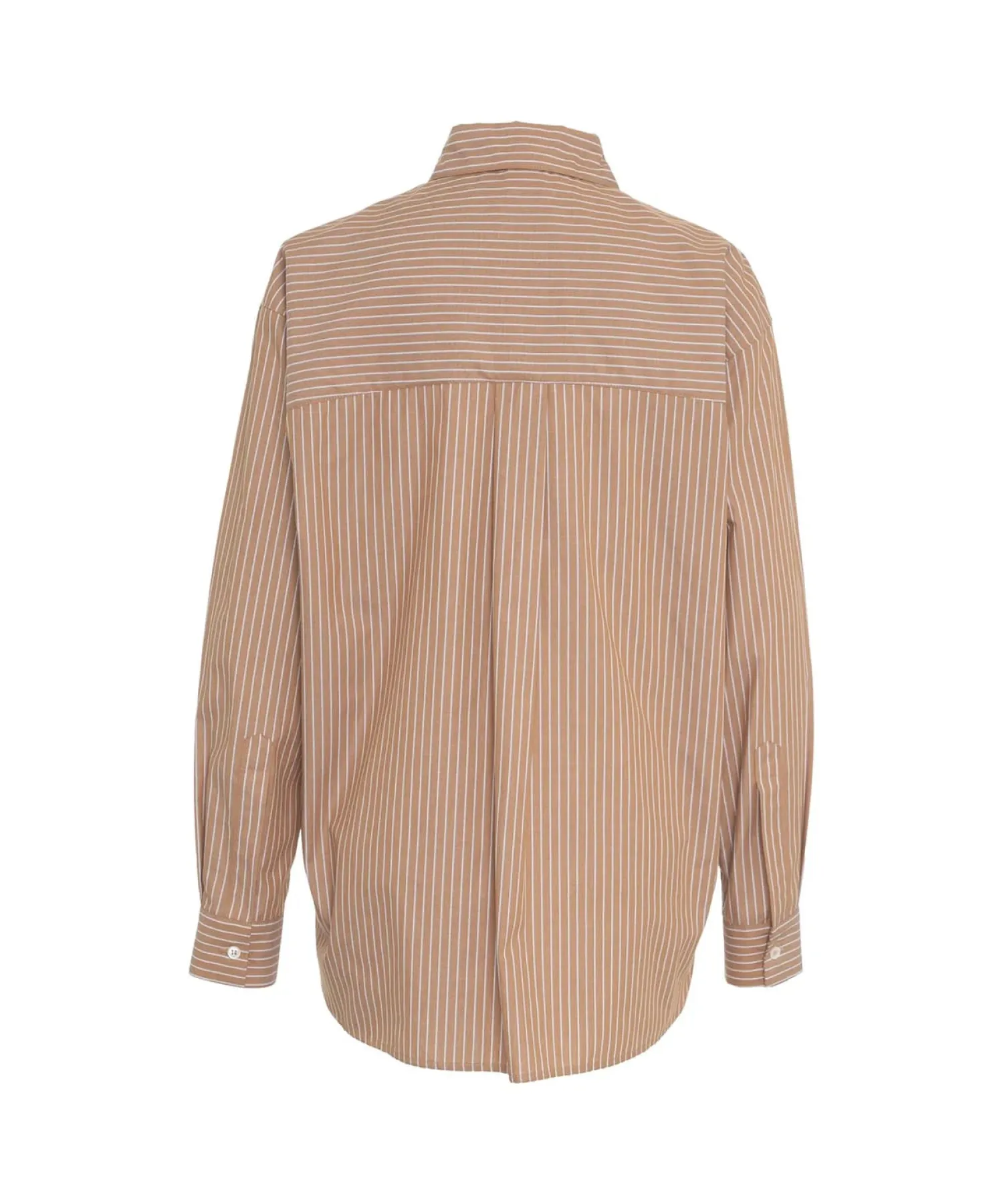 Online Camicia Bidport Oversize in Popeline a Righe / Donna Camicie
