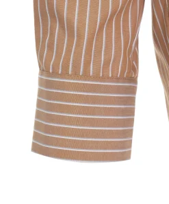 Online Camicia Bidport Oversize in Popeline a Righe / Donna Camicie