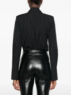 Online Camicia Body Gessato Doppiopetto / Donna Camicie
