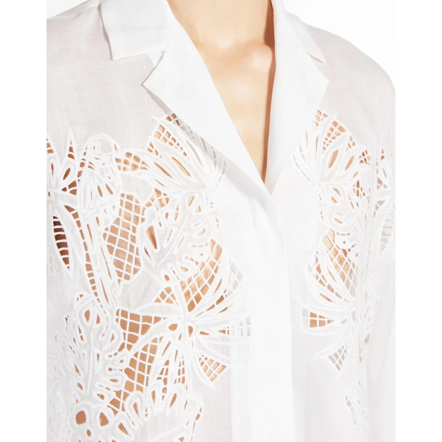 Hot Camicia Boxy in Tela Ramiè / Donna Camicie