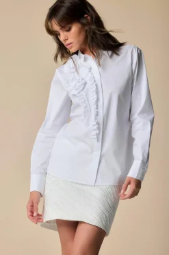 Sale Camicia Classic Fit con Volant / Donna Camicie