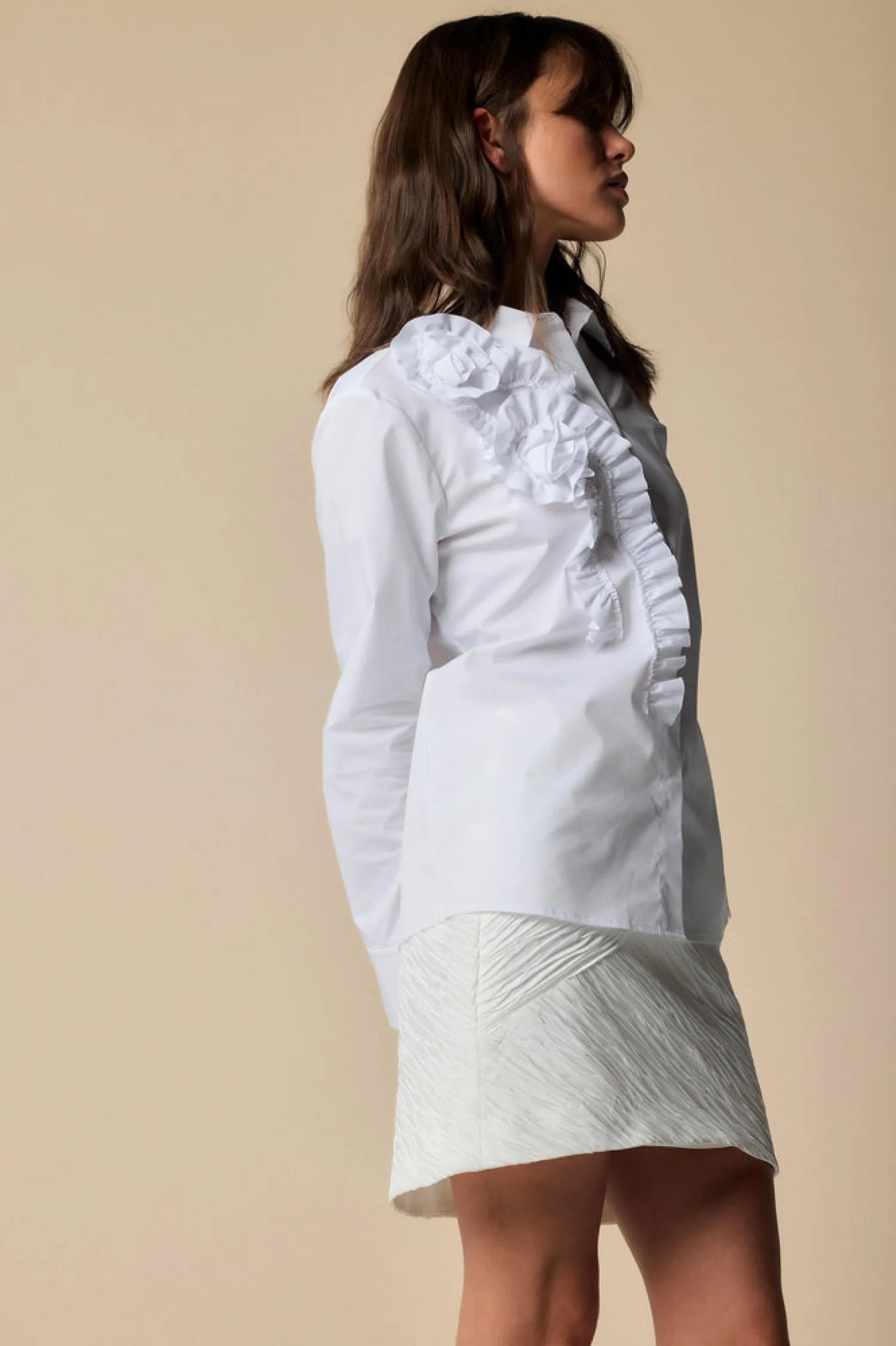 Sale Camicia Classic Fit con Volant / Donna Camicie