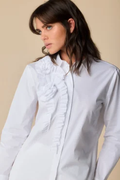 Sale Camicia Classic Fit con Volant / Donna Camicie