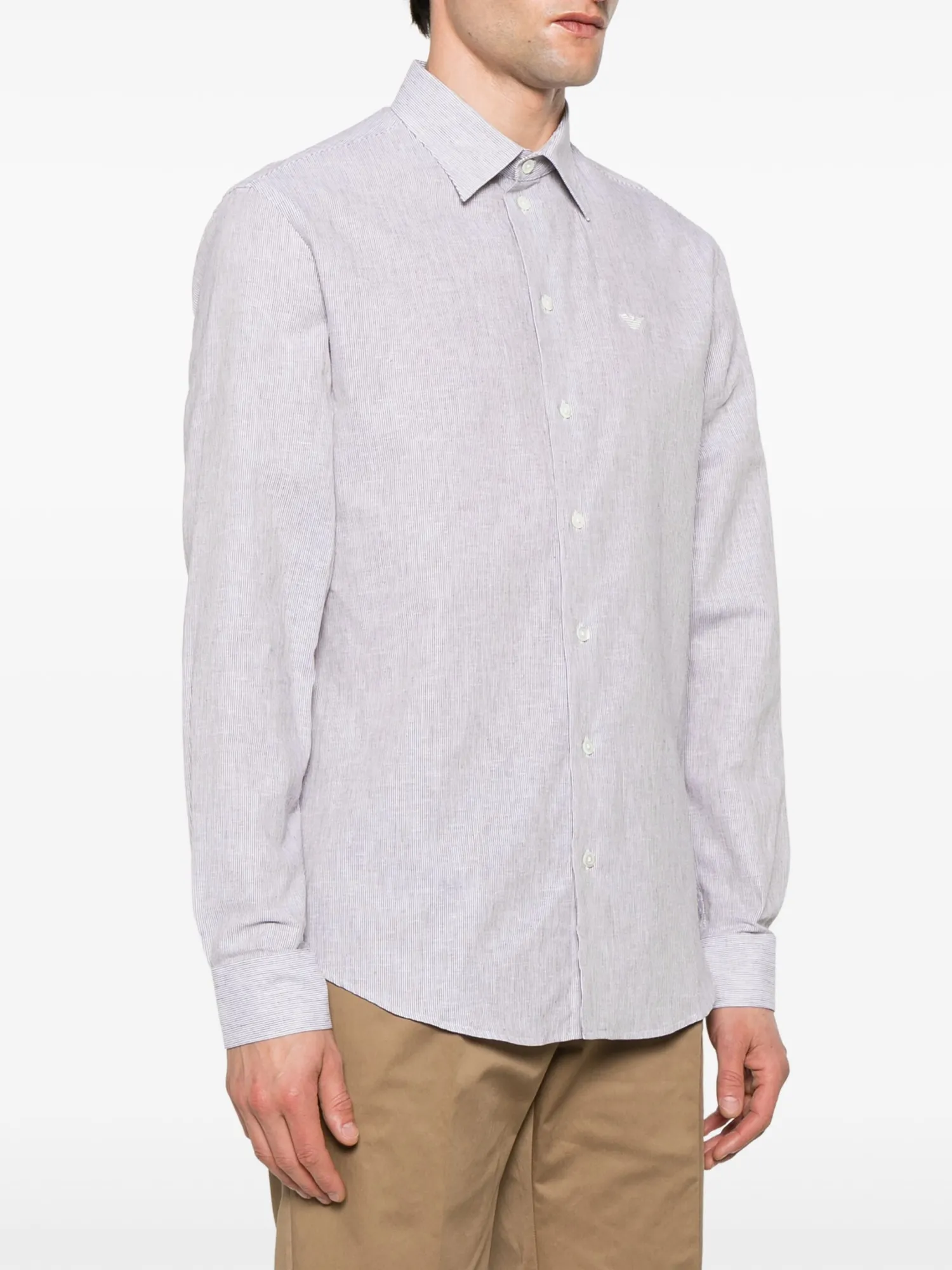 Best Camicia con Fantasia a Righe / Uomo Camicie