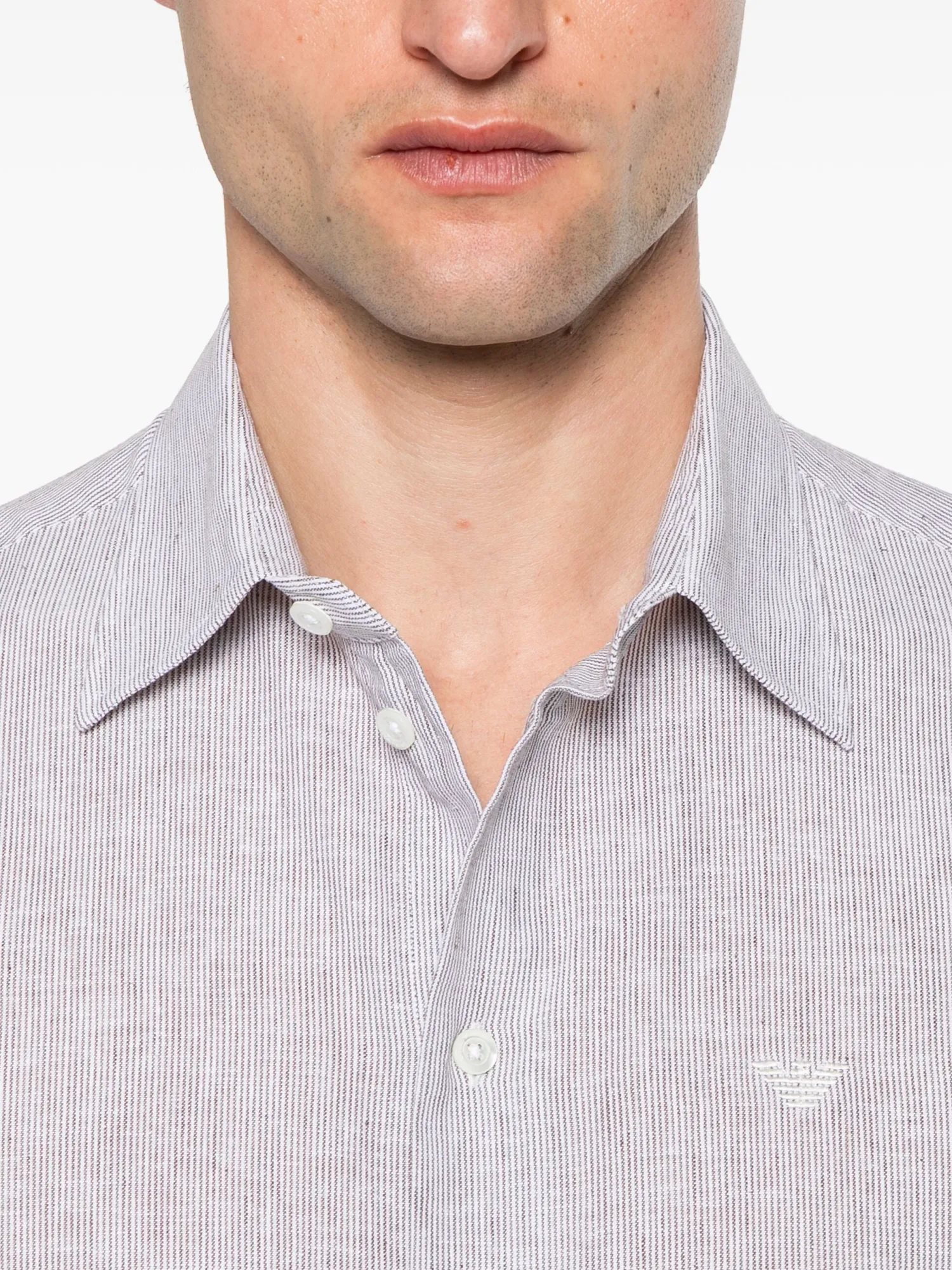 Best Camicia con Fantasia a Righe / Uomo Camicie