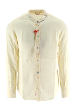 Hot Camicia con Ricami a Contrasto / Uomo Camicie