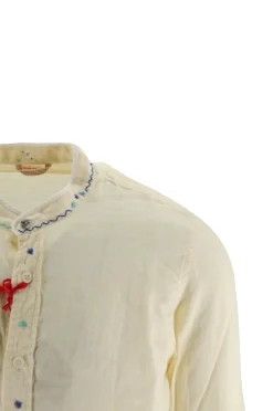 Hot Camicia con Ricami a Contrasto / Uomo Camicie
