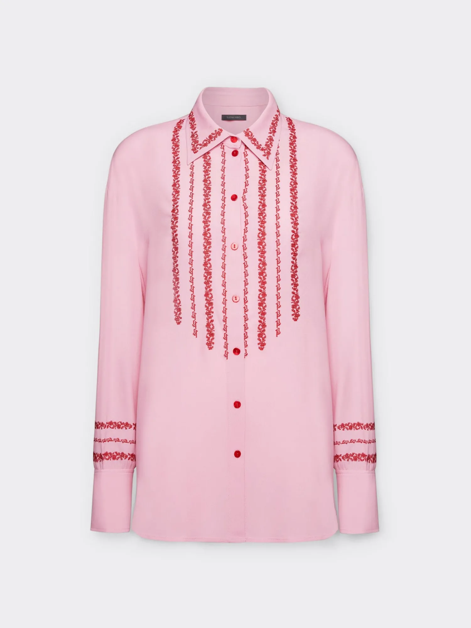 Outlet Camicia con Ricamo Floreale / Donna Camicie