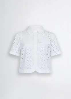 New Camicia Cropped con Ricami / Donna Camicie