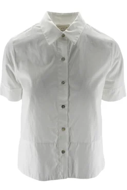 Discount Camicia in Cotone a Mezze Maniche / Donna Camicie