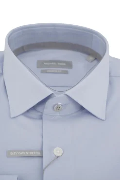 New Camicia in Cotone Modern Fit / Celeste Uomo Camicie