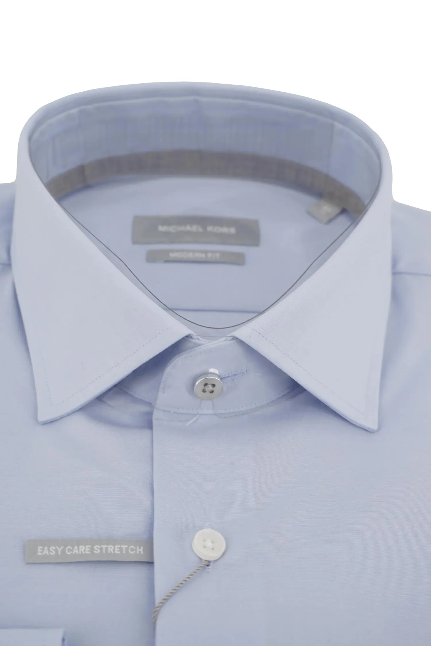 New Camicia in Cotone Modern Fit / Celeste Uomo Camicie