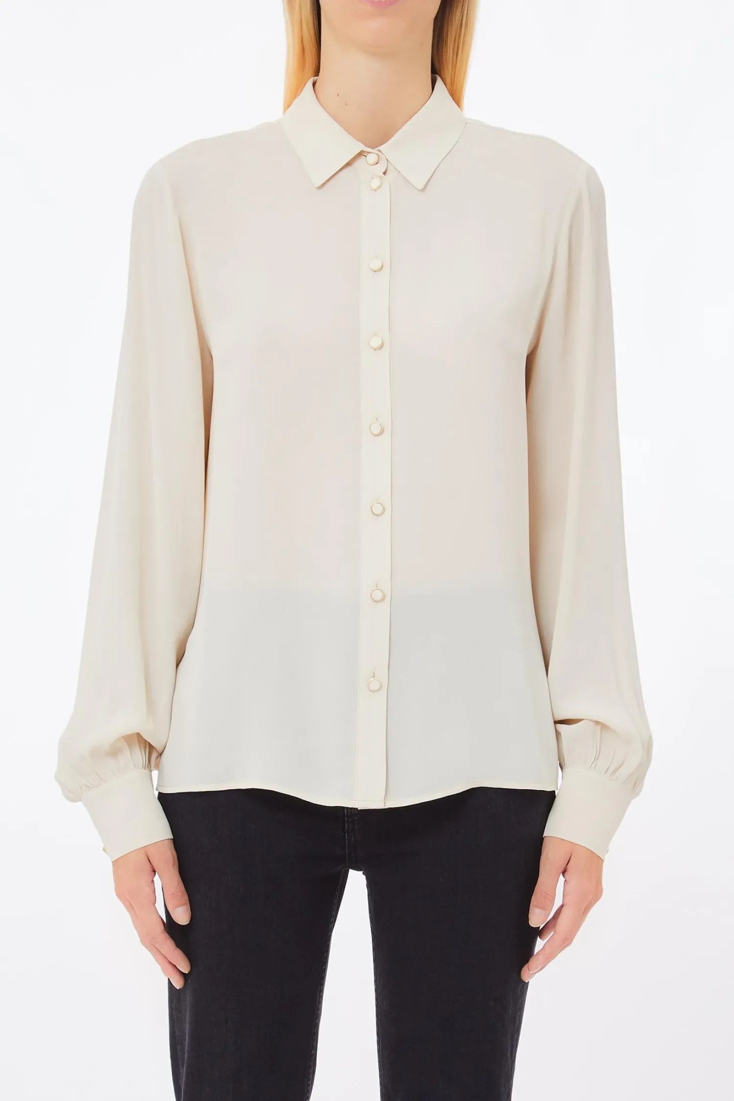 New Camicia in Crepe de Chine / Donna Camicie