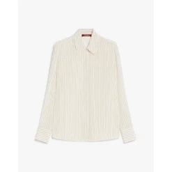 Clearance Camicia in Crepe de Chine Stampato / Donna Camicie