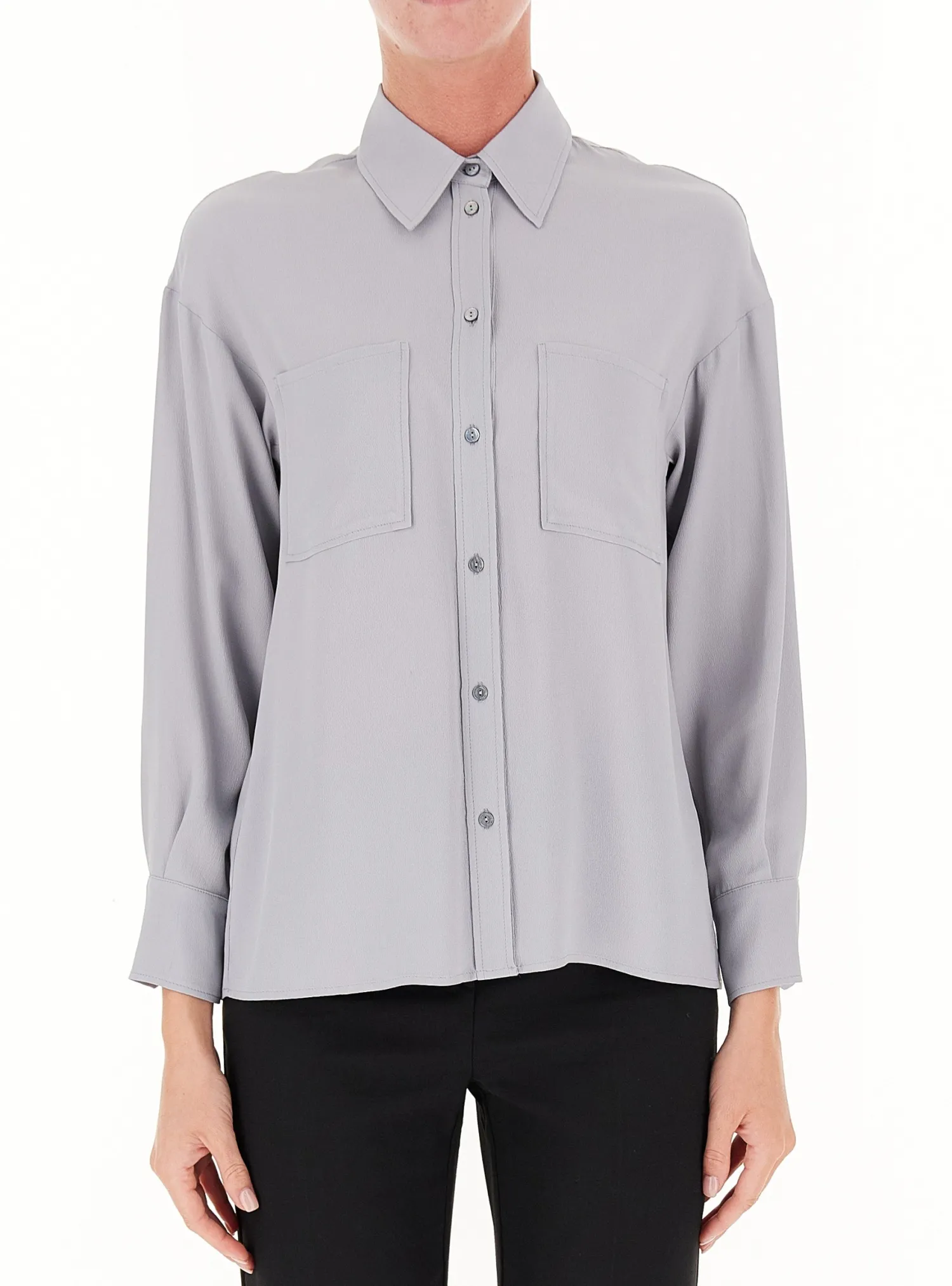 Clearance Camicia in Crepe de Chine / Donna Camicie