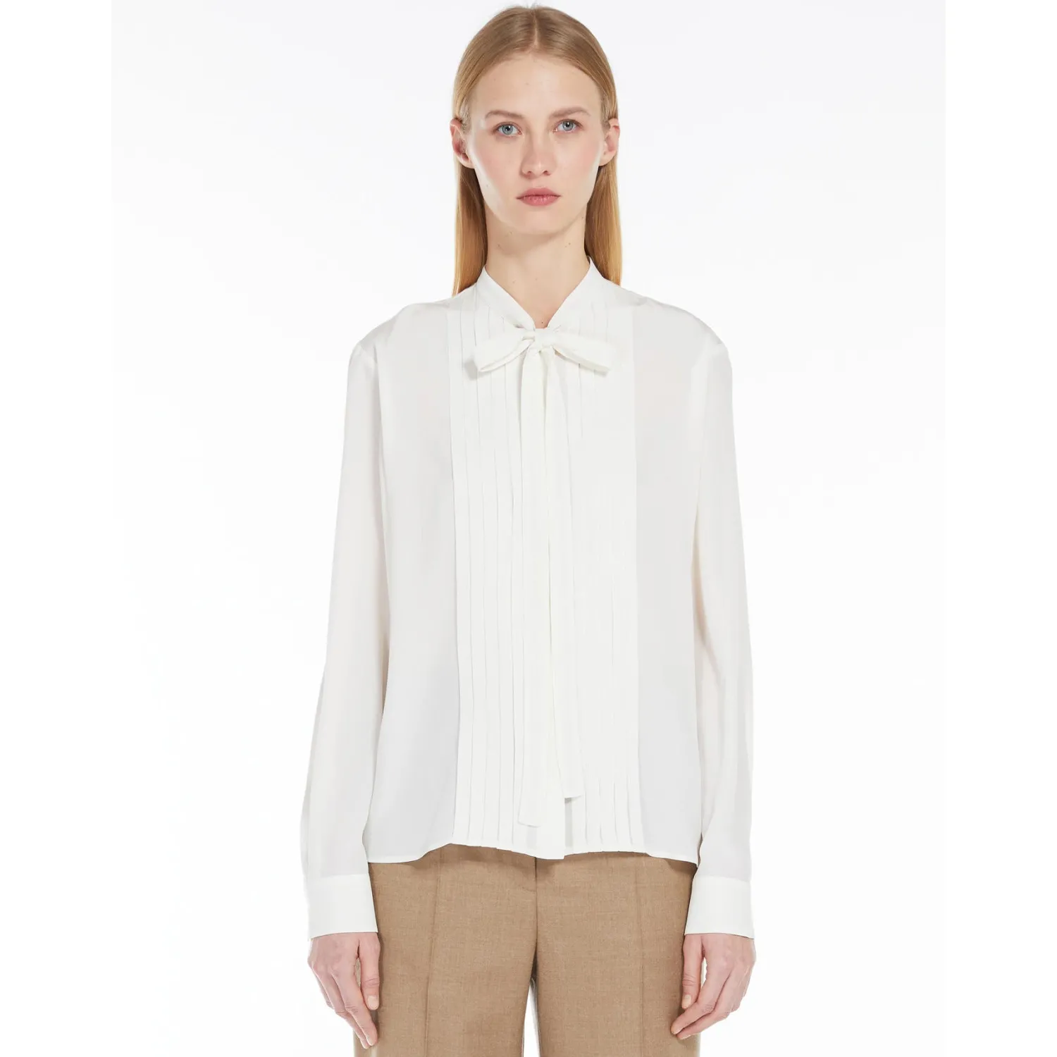 New Camicia in Crepe de Chine / Donna Camicie