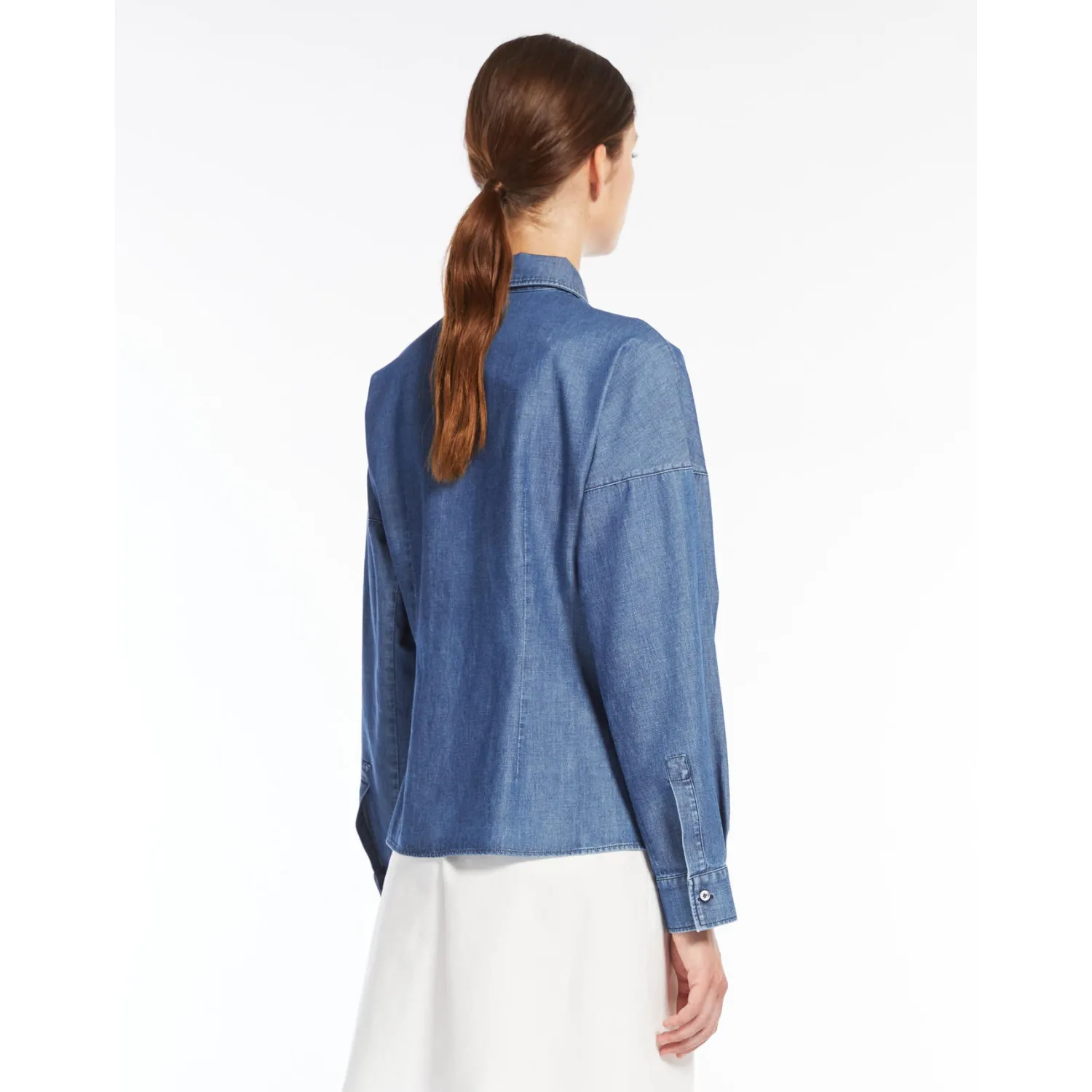 Online Camicia in Denim / Donna Denim|Camicie