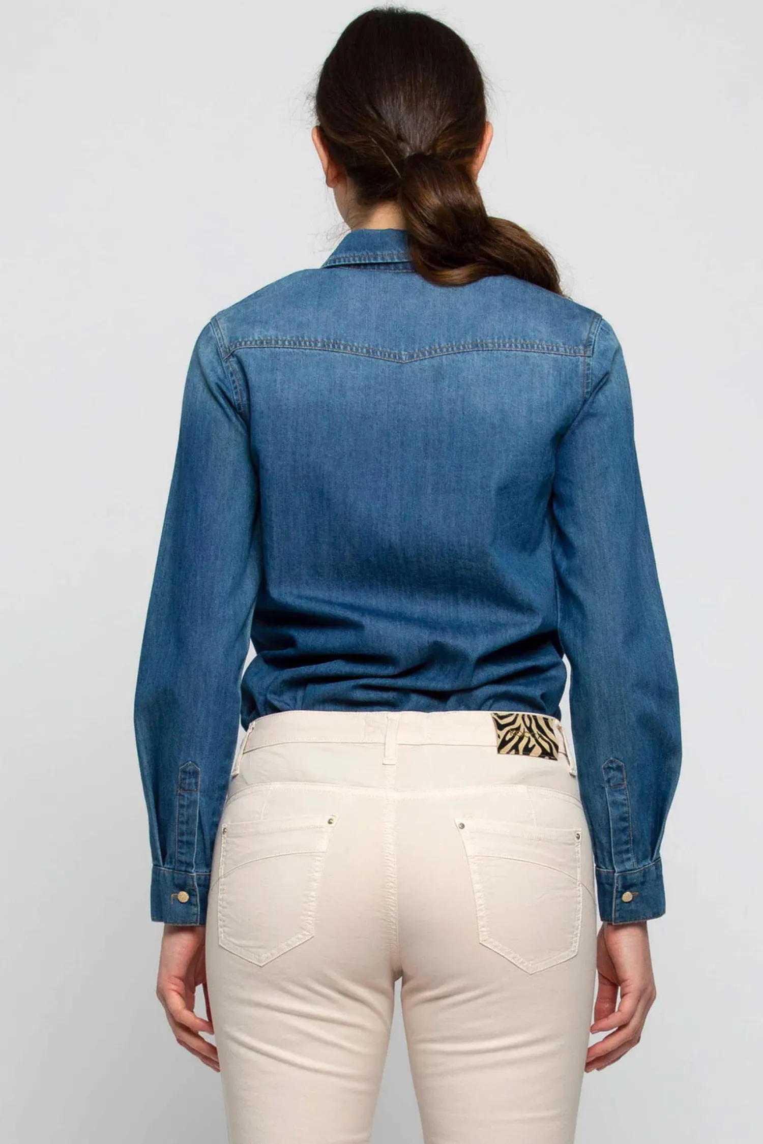 Online Camicia in Denim / Donna Denim|Camicie