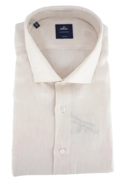 Sale Camicia in Lino Regular fit / Uomo Camicie